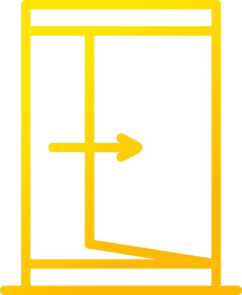 Exit Creative Icon Design vector