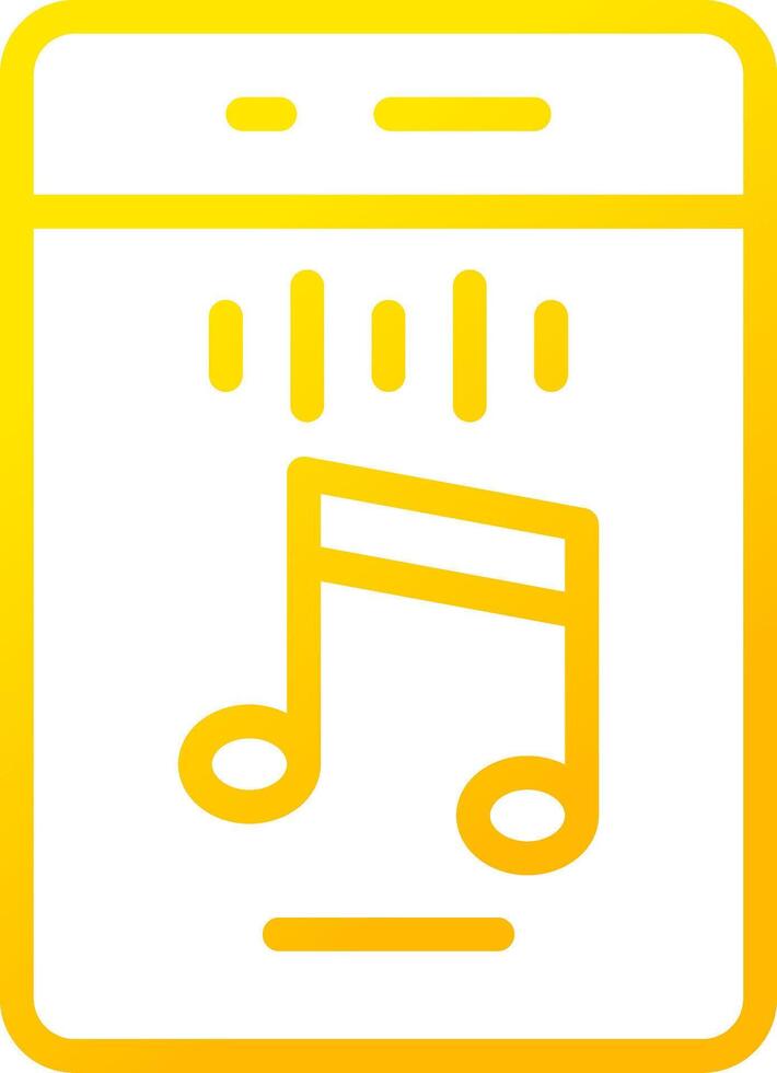 Vertical Rhythm Creative Icon Design vector