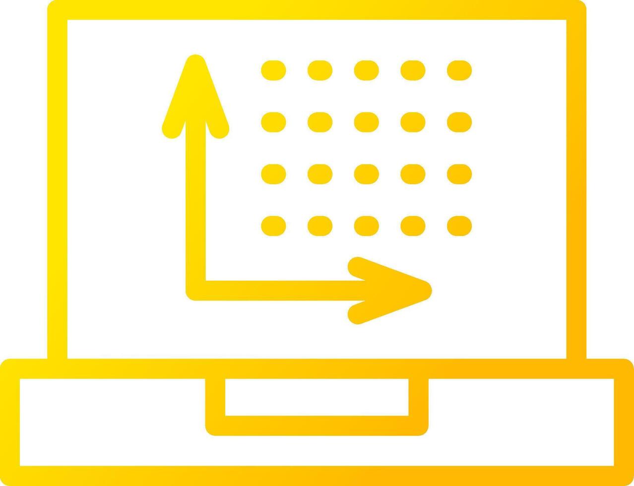 Dots Per Inch Creative Icon Design vector