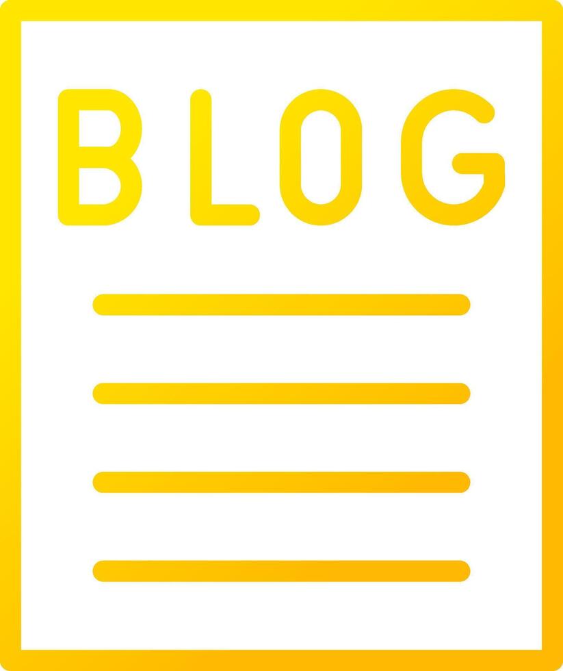 Blogging Creative Icon Design vector