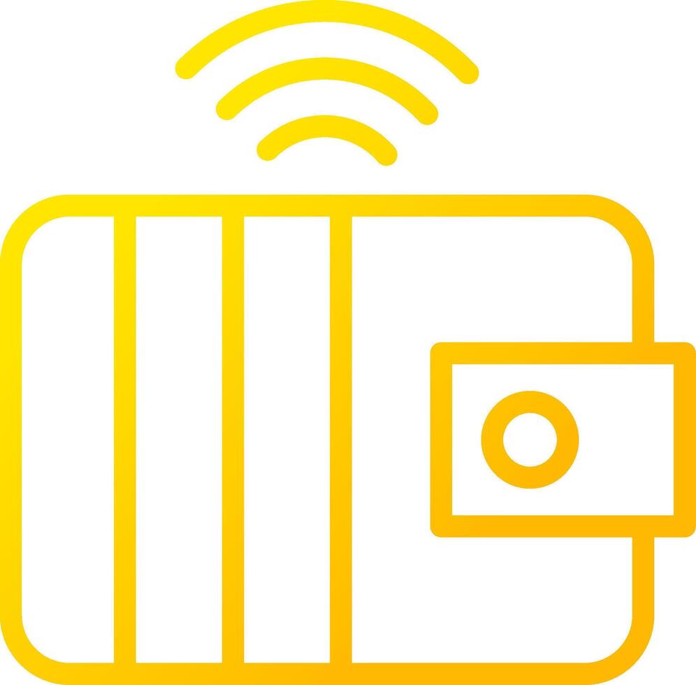 Smart Wallet Creative Icon Design vector