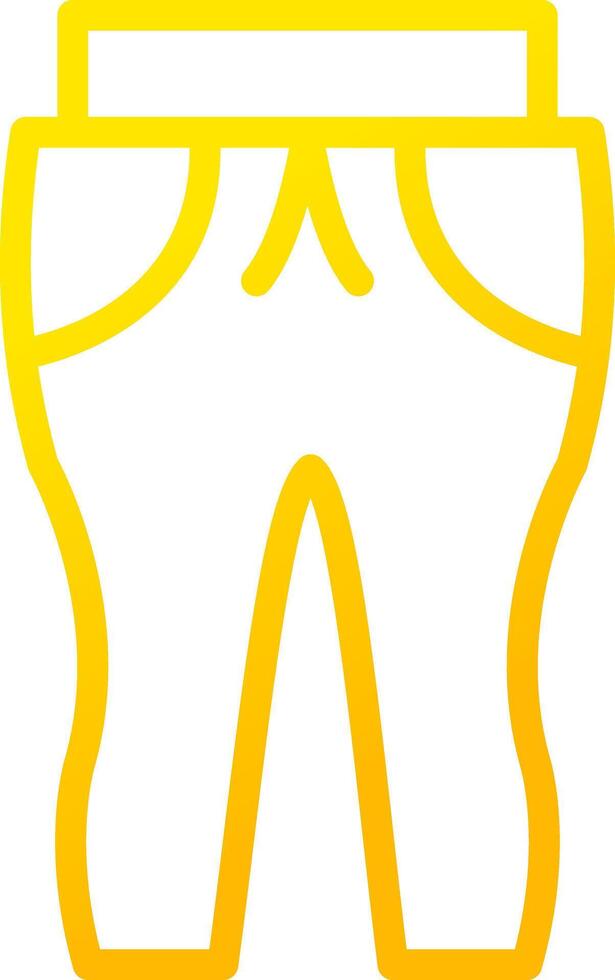 Sweat Pants Creative Icon Design vector