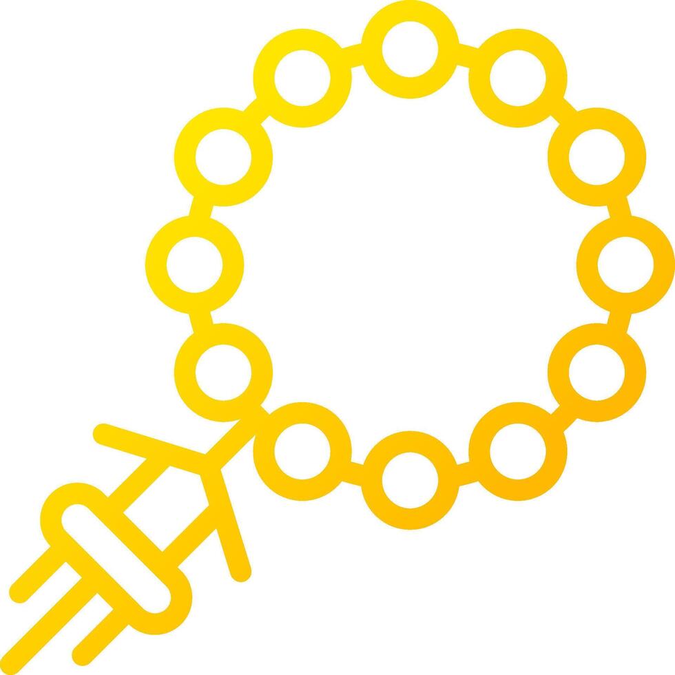 Rosary Creative Icon Design vector