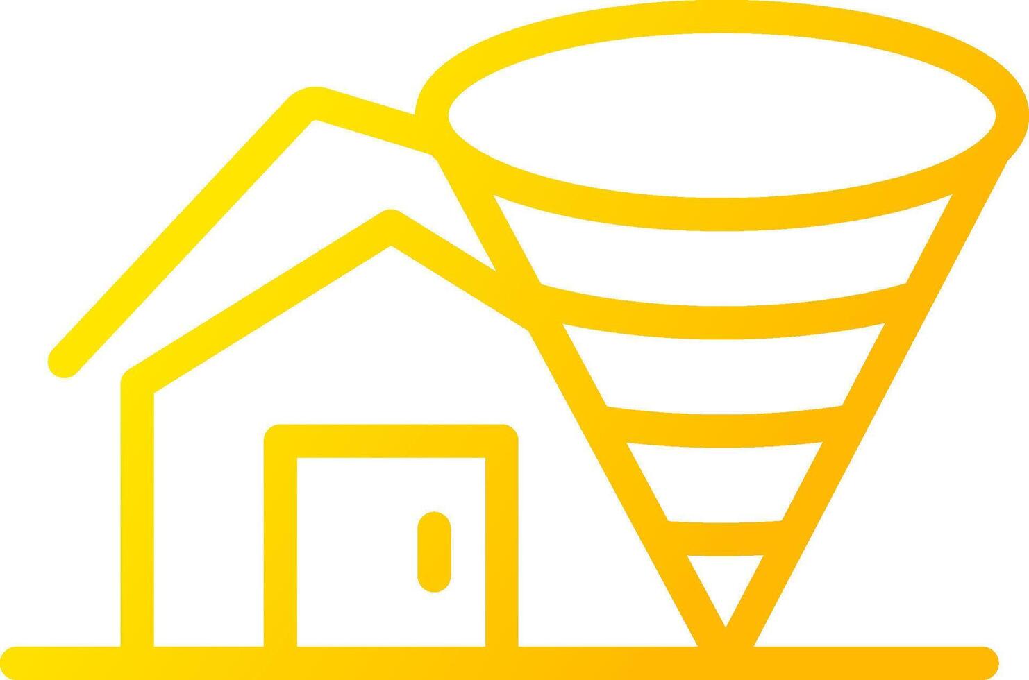 Hurricane Creative Icon Design vector