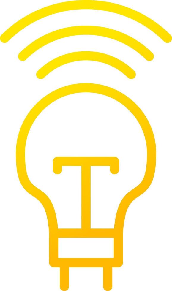 Smart Bulb Creative Icon Design vector