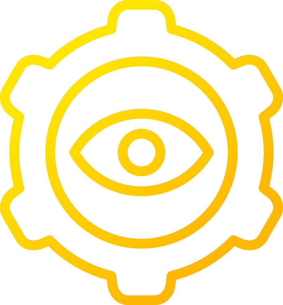Eye Setting Creative Icon Design vector