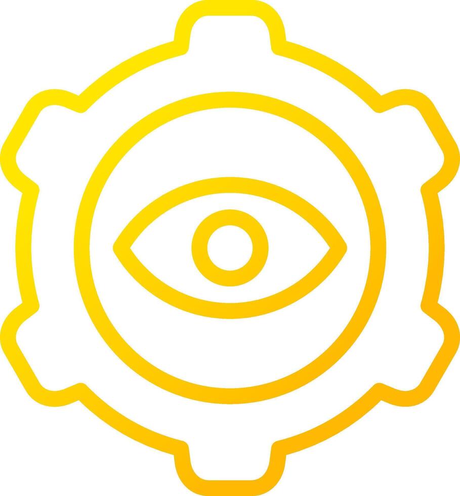 Eye Setting Creative Icon Design vector