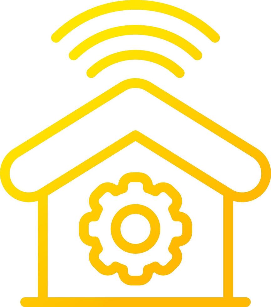 Home Automation Creative Icon Design vector
