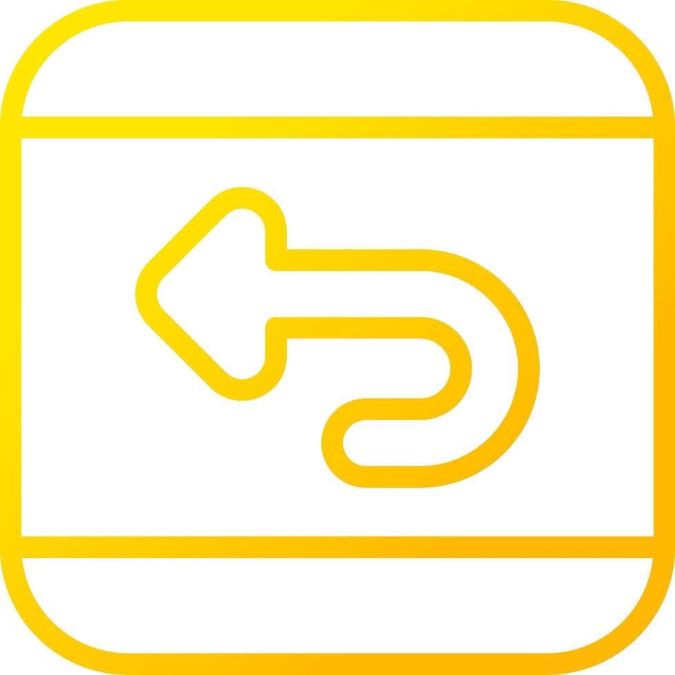 Undo Creative Icon Design vector