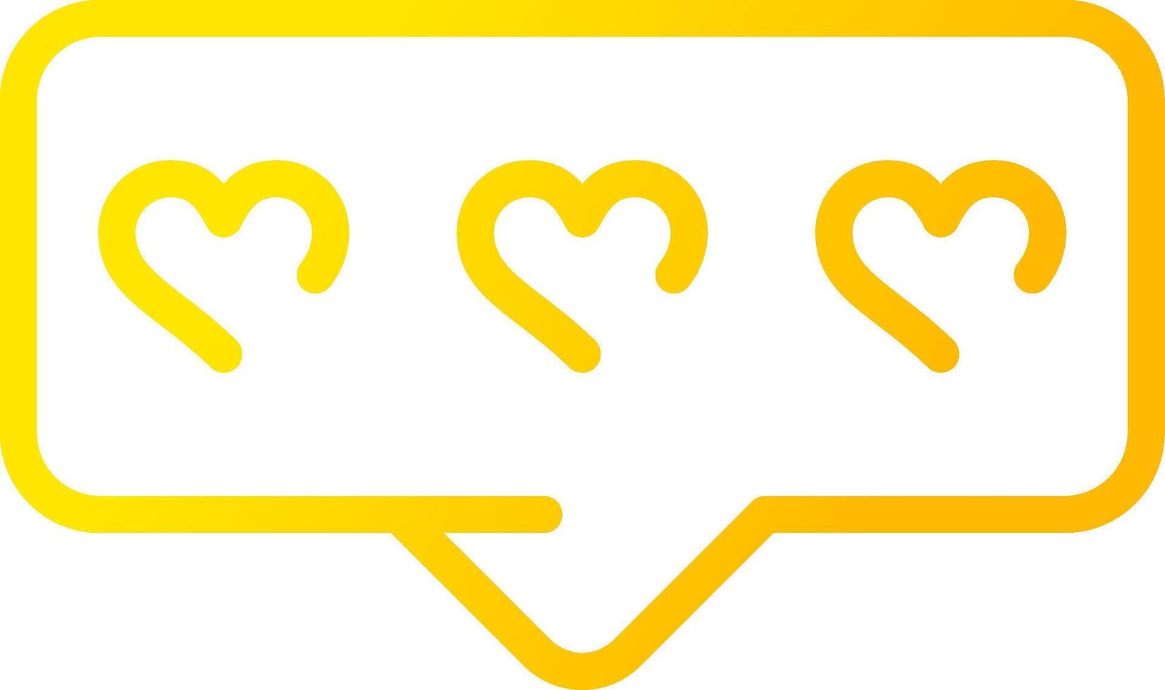 Comment Heart Creative Icon Design vector