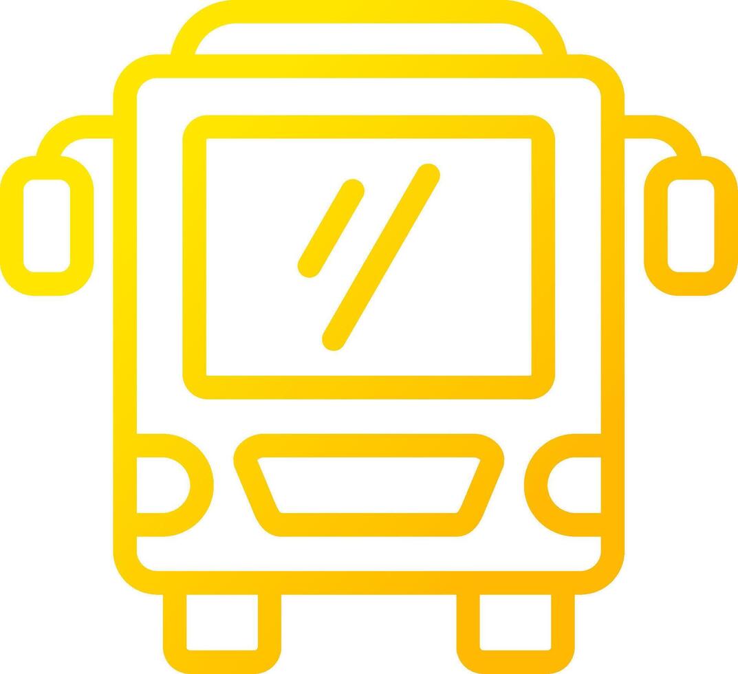 Bus Creative Icon Design vector