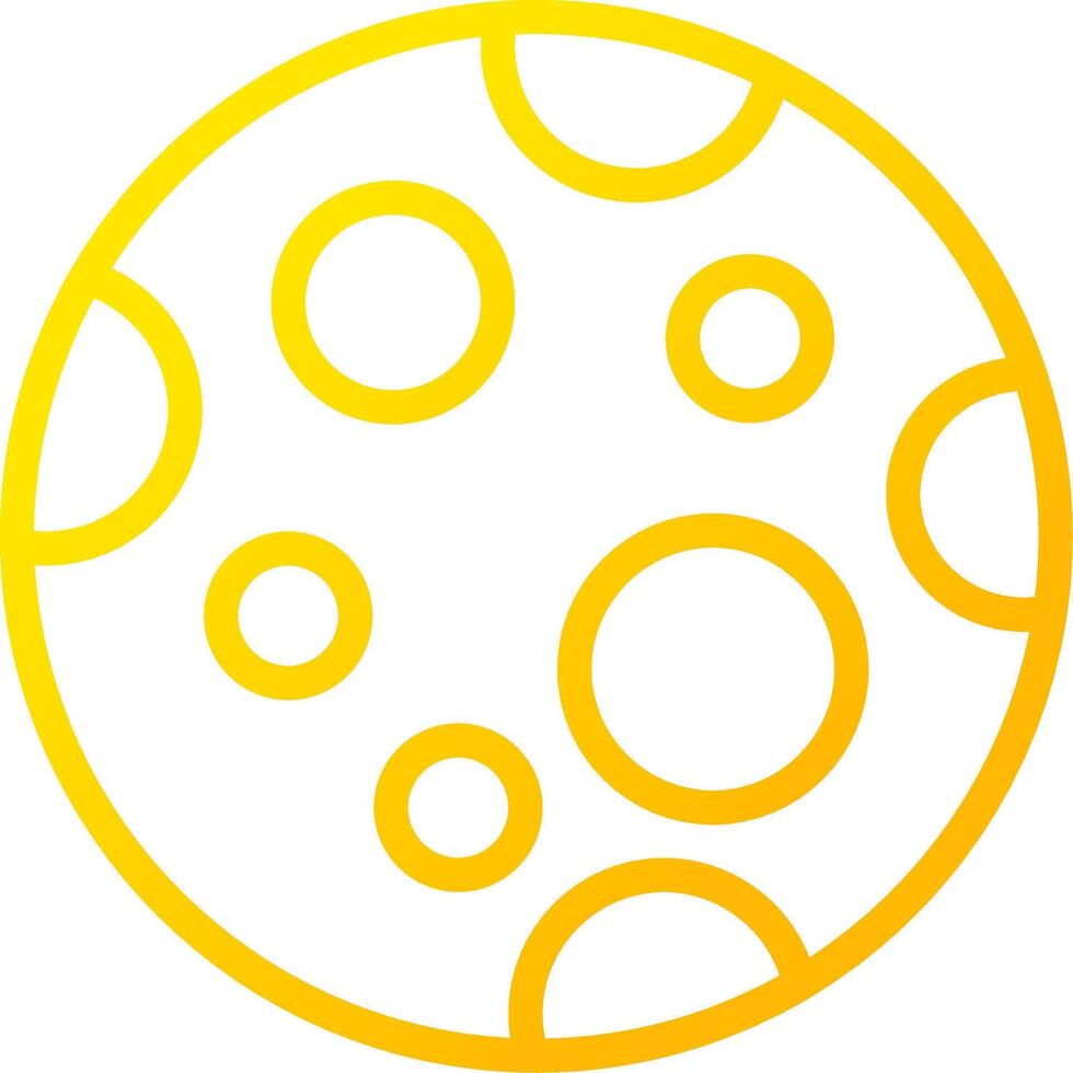 Moon Creative Icon Design vector