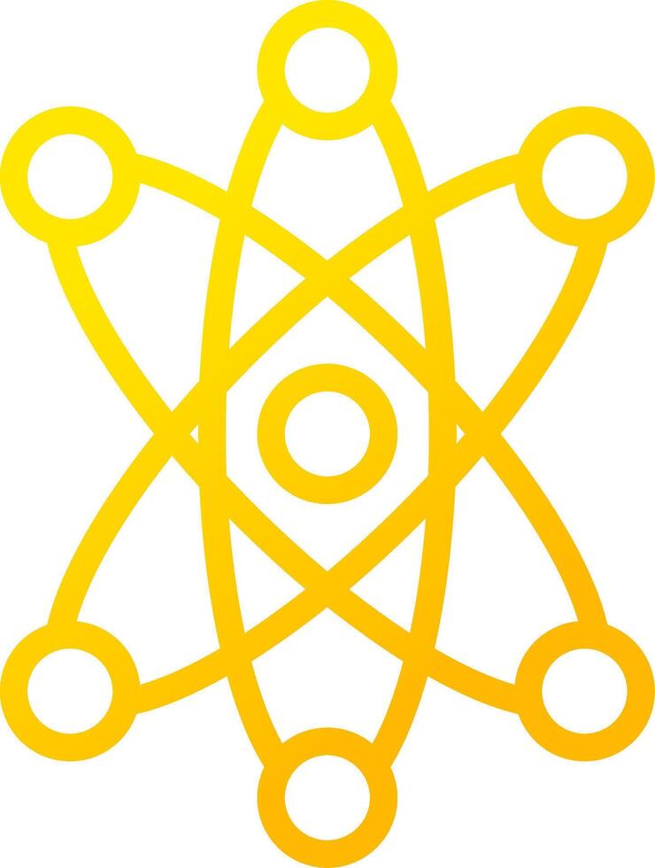 Atom Creative Icon Design vector