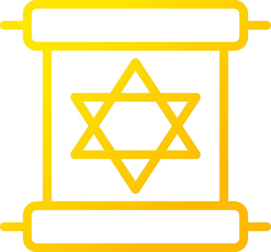 Scroll torah Creative Icon Design vector