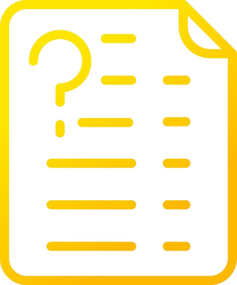 Question Creative Icon Design vector