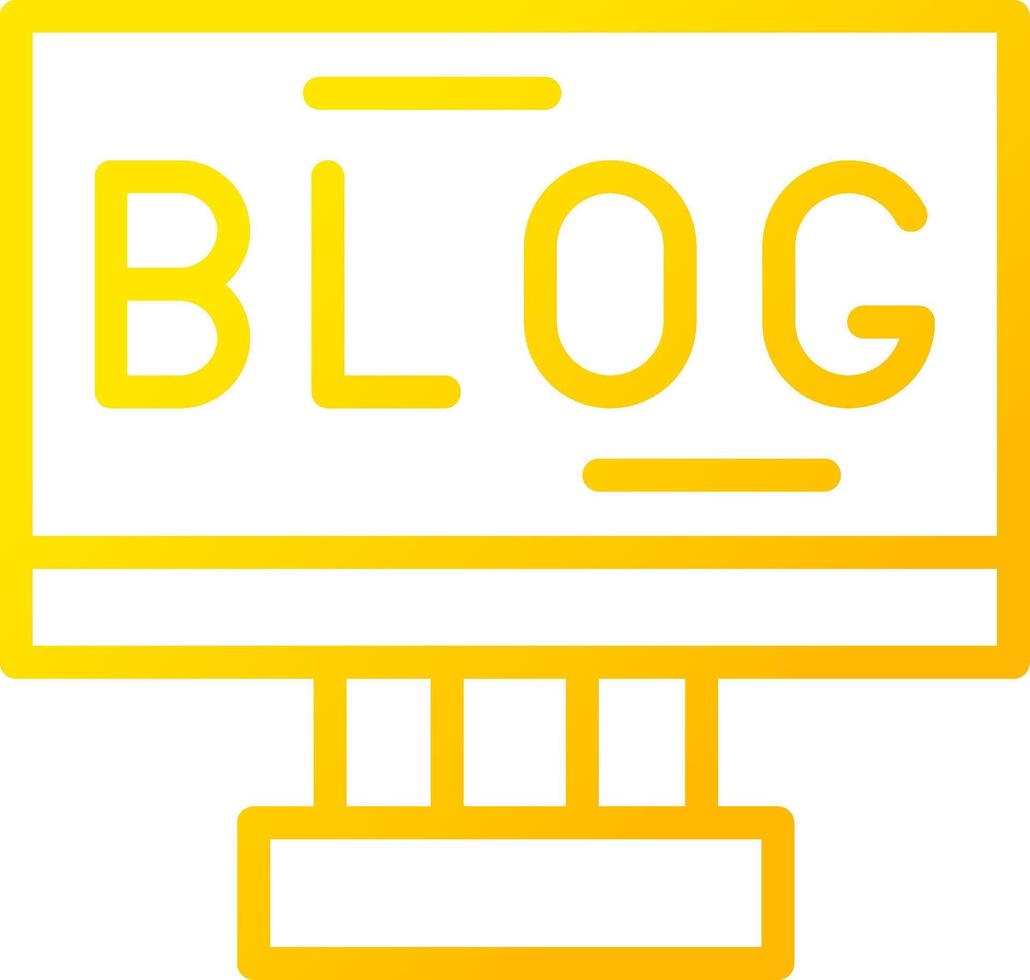 Blogging Creative Icon Design vector