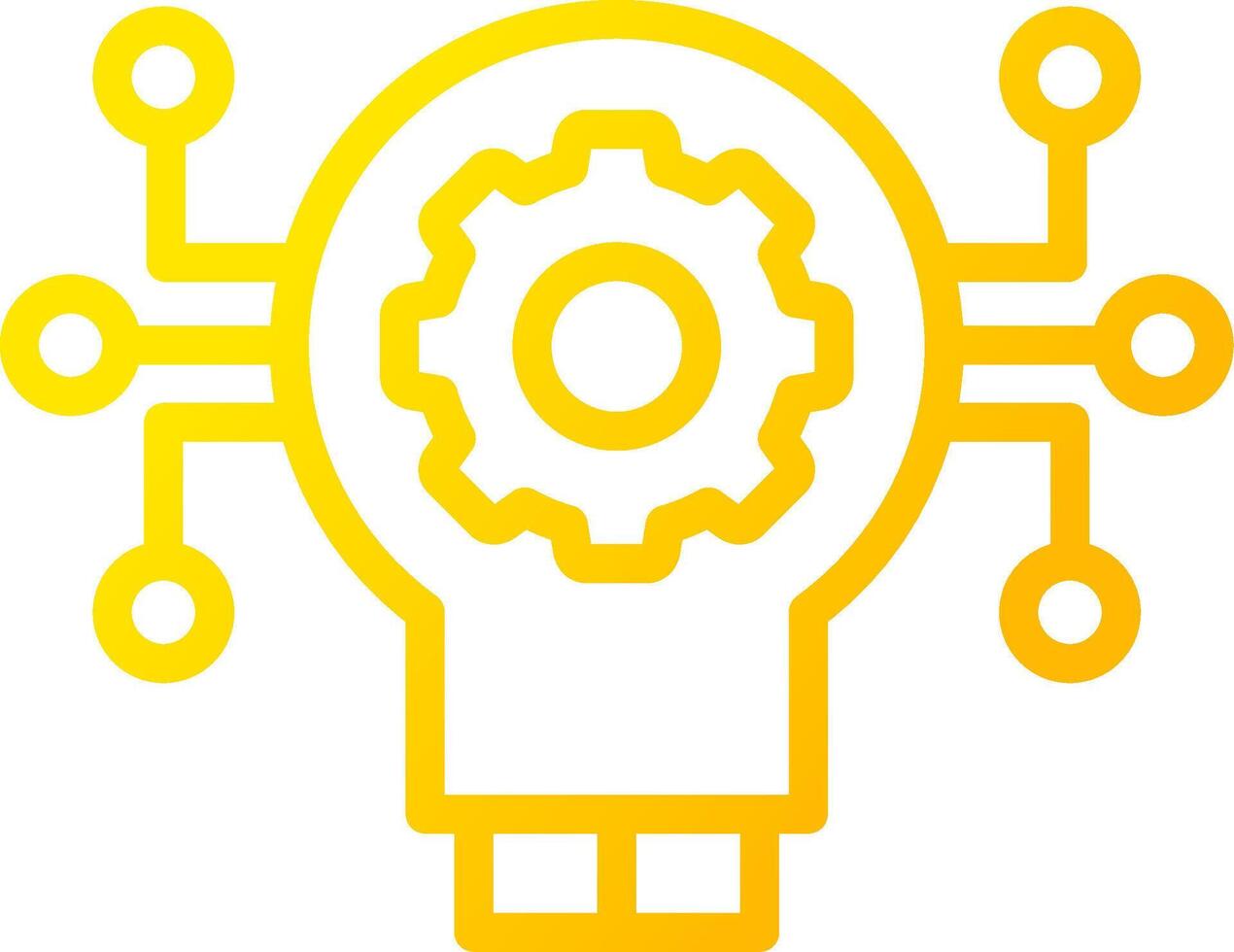 Technology Disruption Creative Icon Design vector