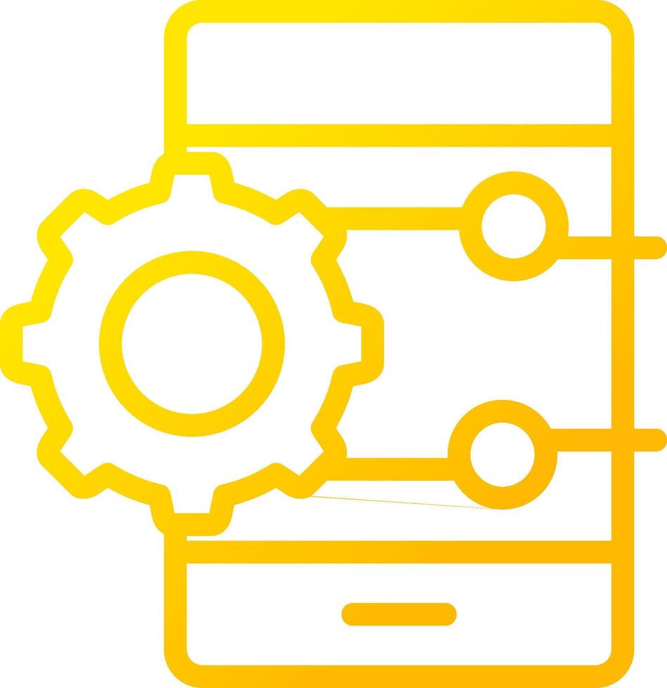 Project Management App Creative Icon Design vector