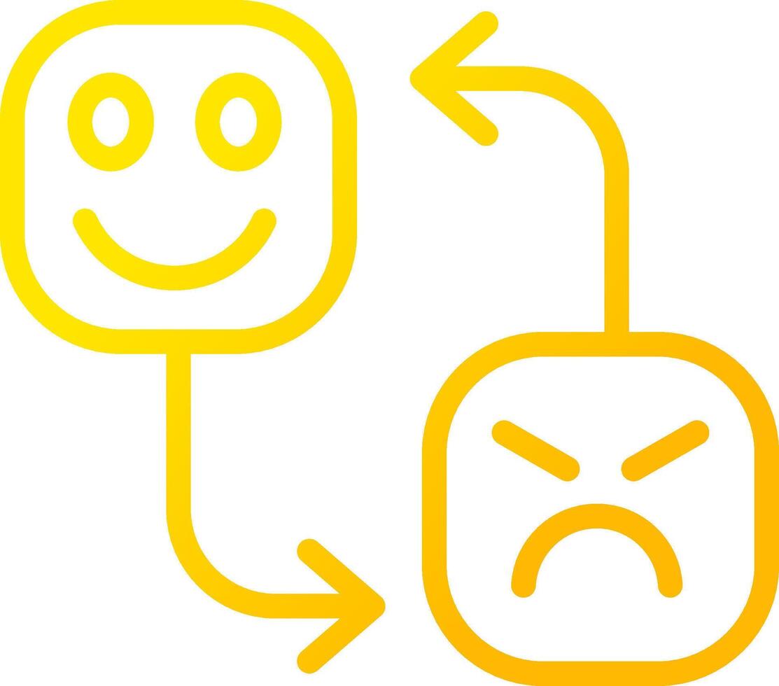 Mood Swing Creative Icon Design vector