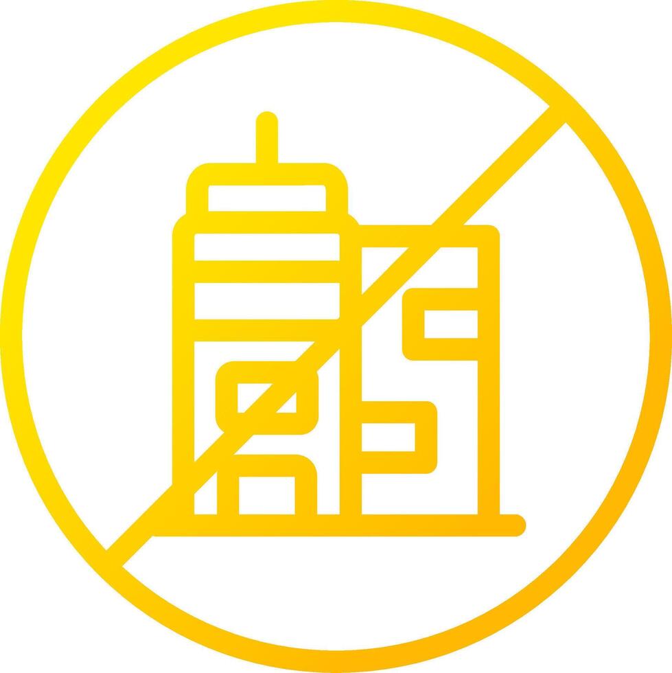 No Commute Creative Icon Design vector