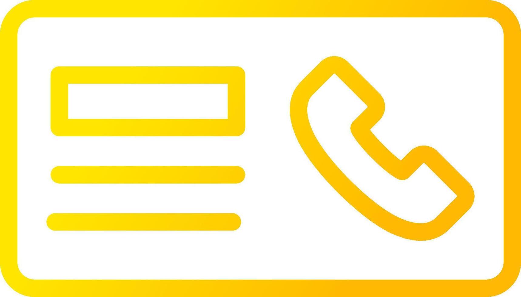 Minimal Contact Creative Icon Design vector