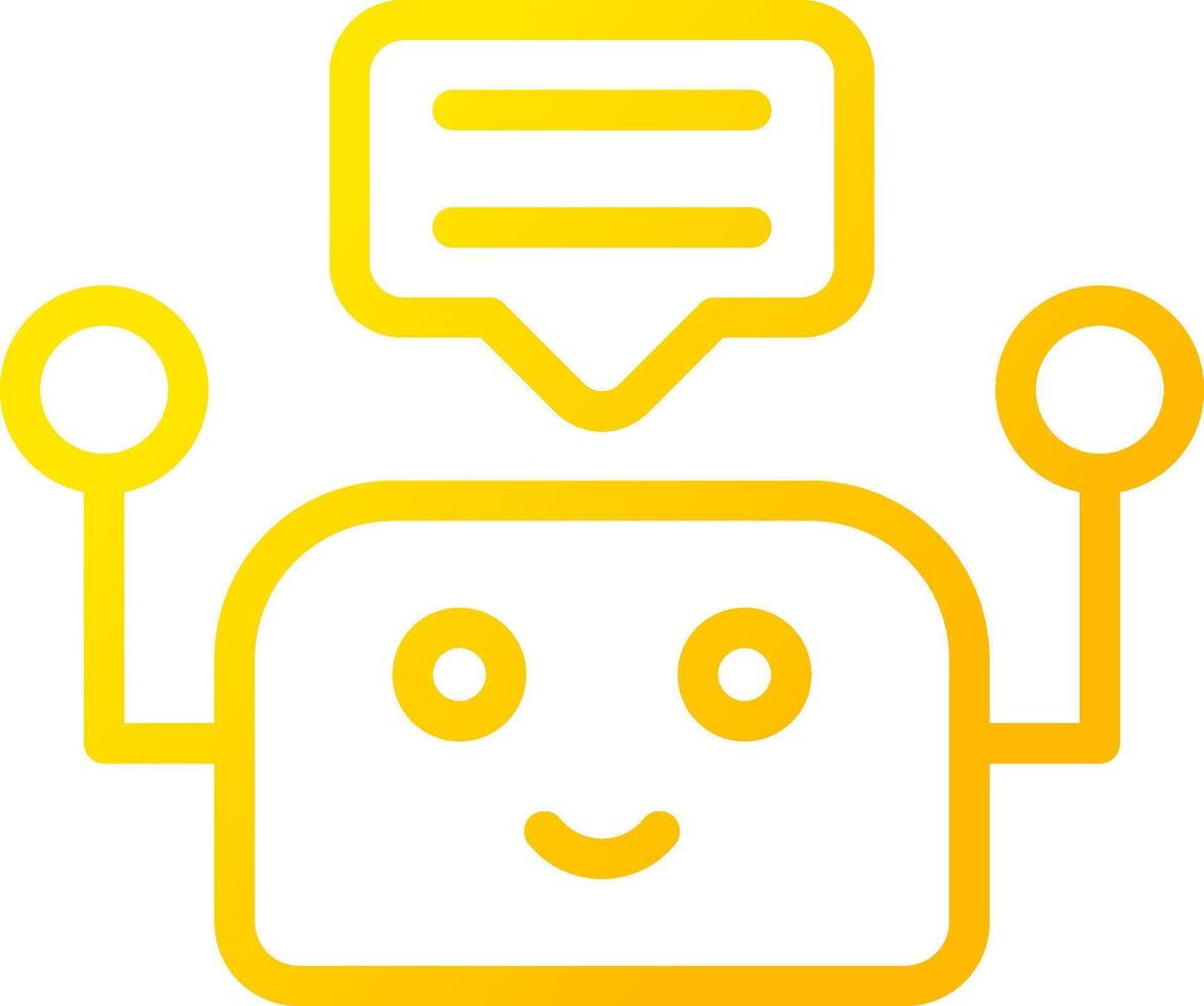 Chatbot Creative Icon Design vector