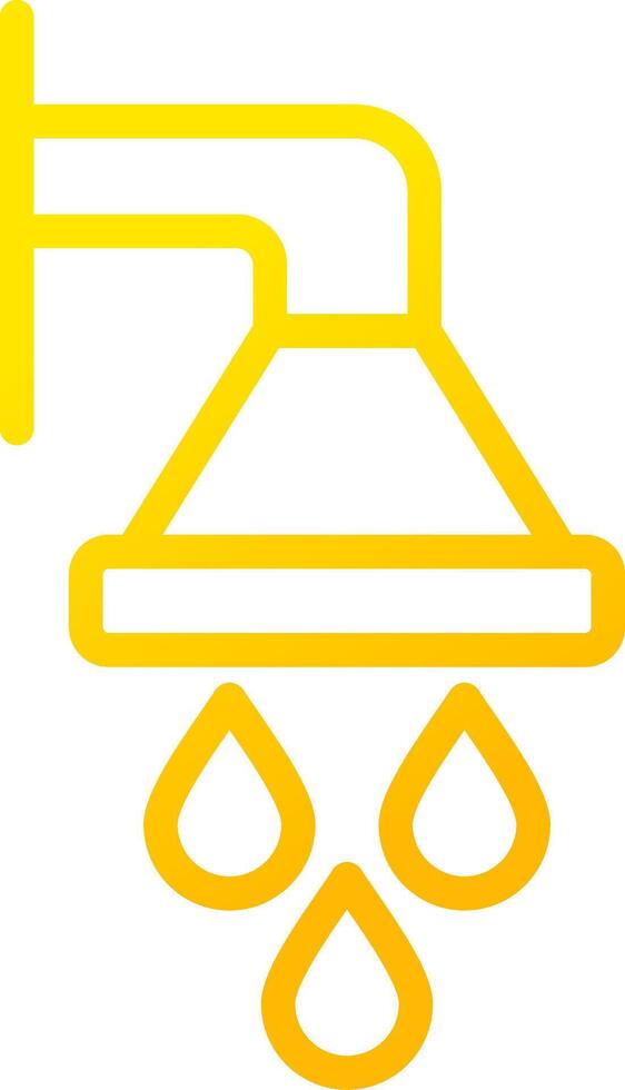 Shower Creative Icon Design vector