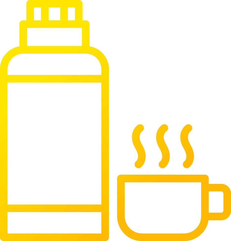 Thermos Creative Icon Design vector