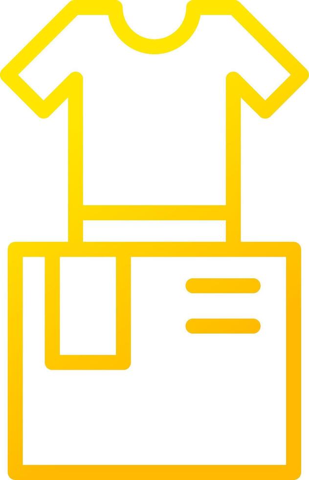 Clothes Box Creative Icon Design vector