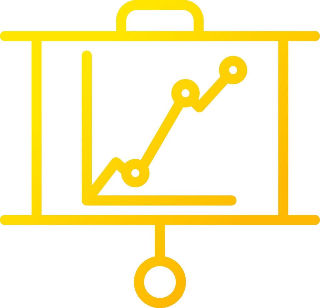 Board Graph Creative Icon Design vector