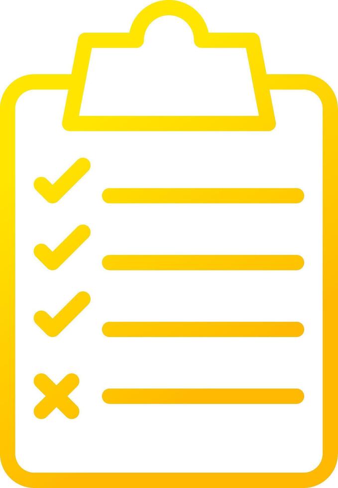 Checklist Creative Icon Design vector