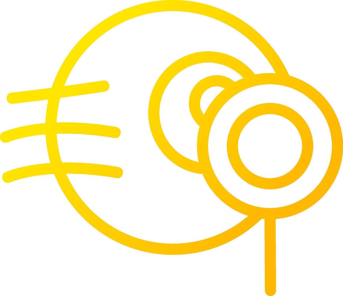 Ophthalmology Creative Icon Design vector