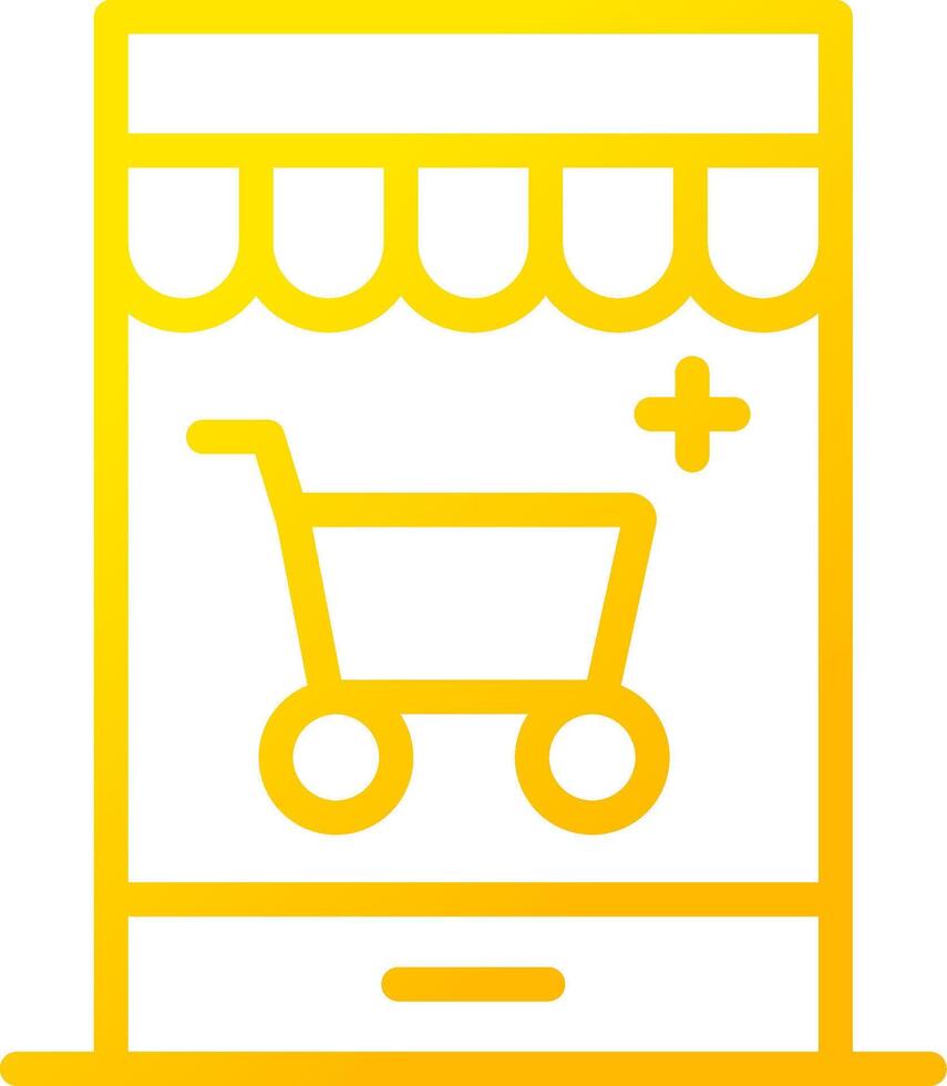 Personalized Web Store Creative Icon Design vector