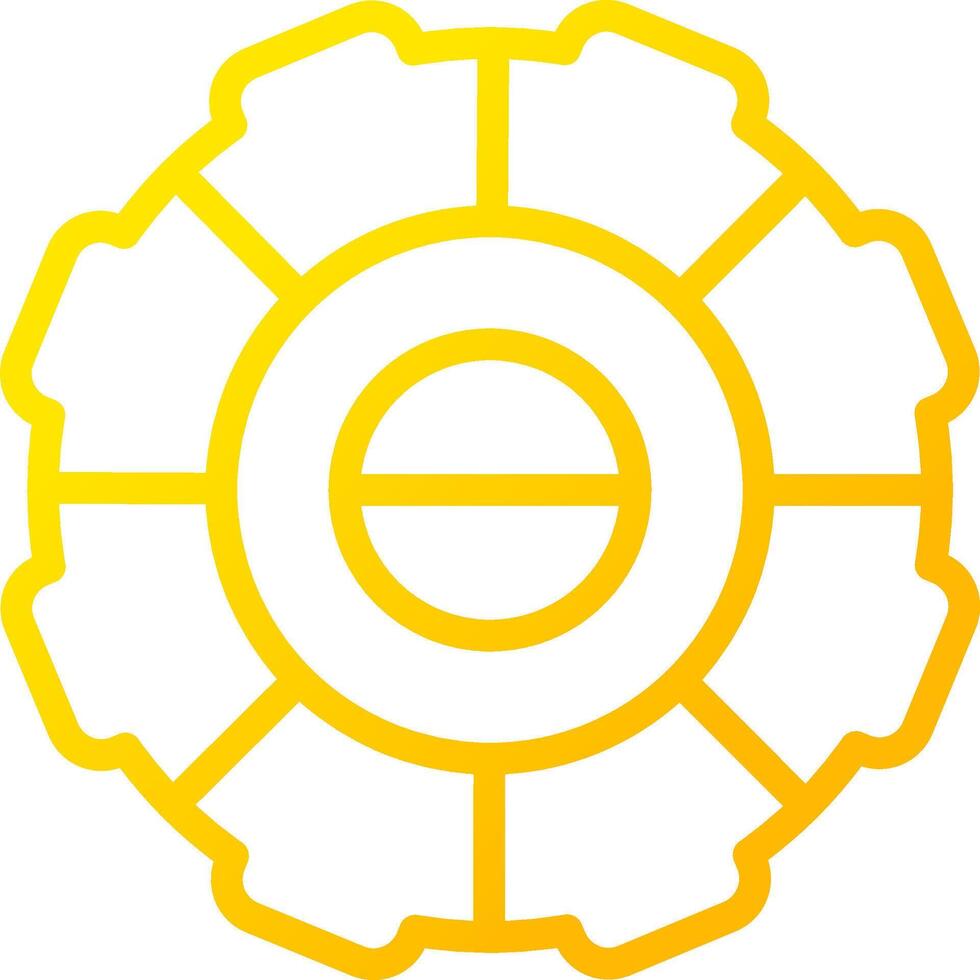 Segmented Process Creative Icon Design vector