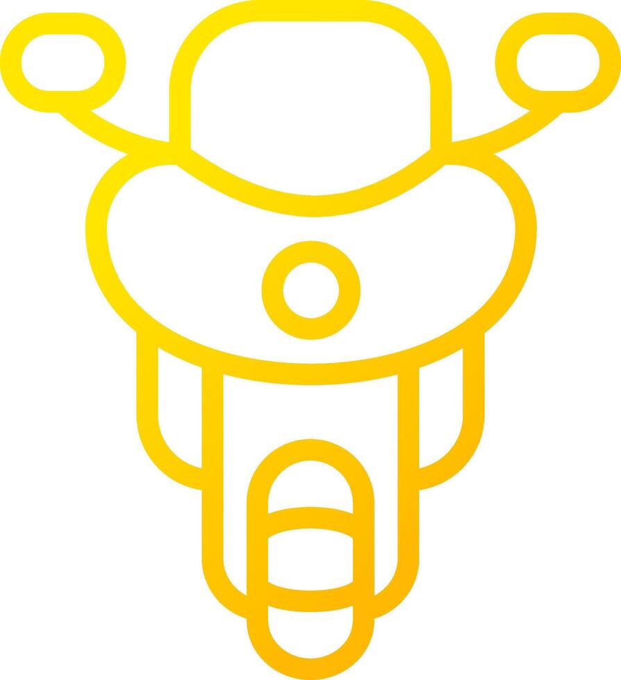 Motorbike Creative Icon Design vector