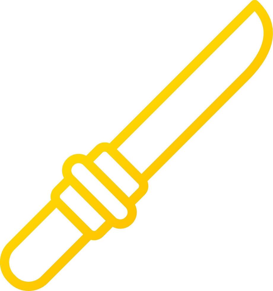 diseño de icono creativo de cuchillo vector