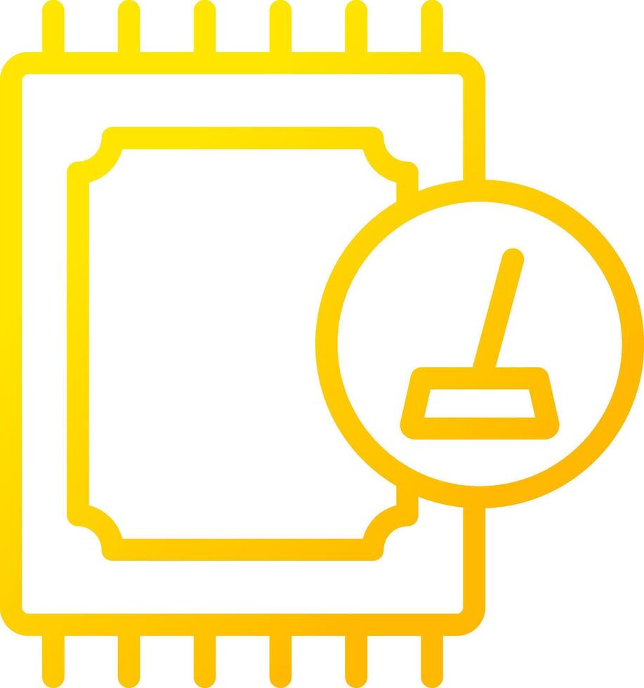 Carpet Cleaning Creative Icon Design vector