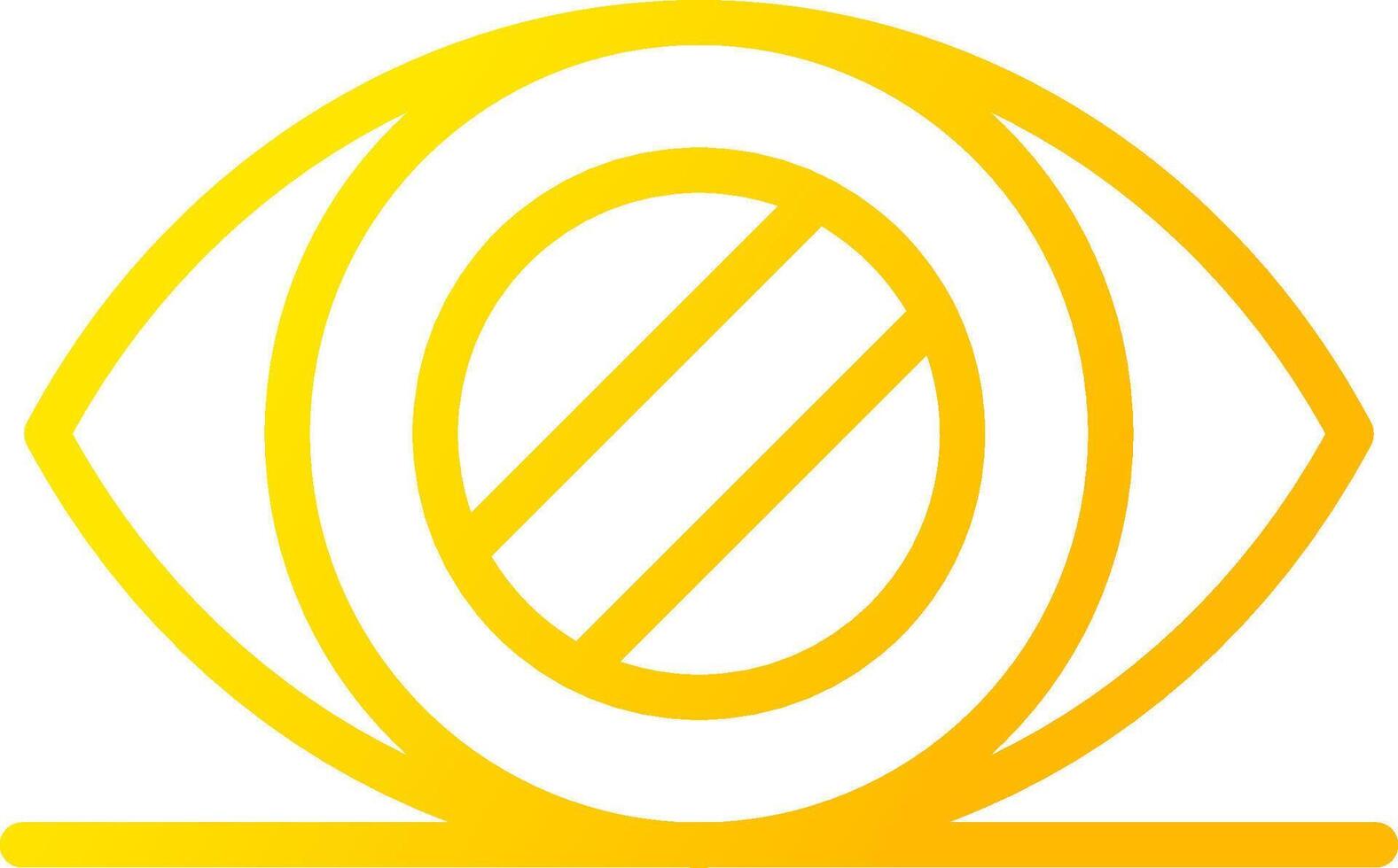 Glaucoma Creative Icon Design vector