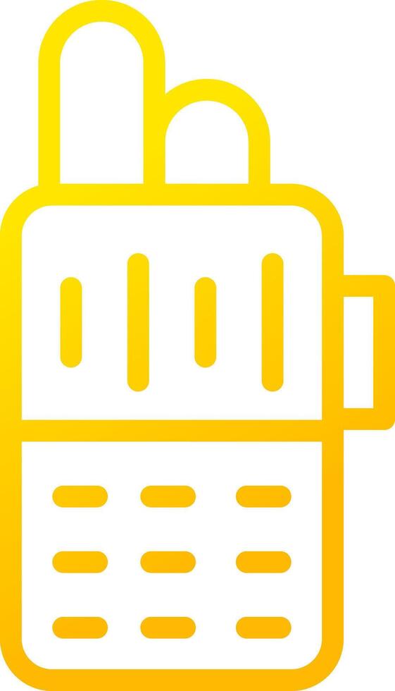 Walkie Talkie Creative Icon Design vector