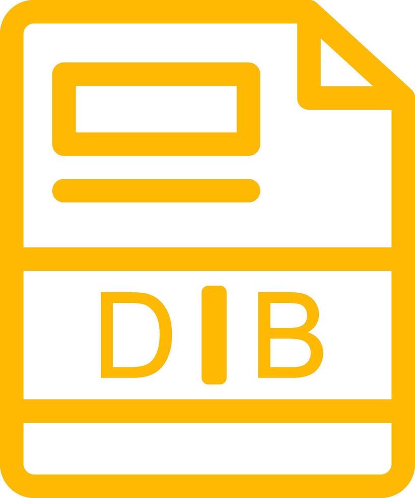 DIB Creative Icon Design vector