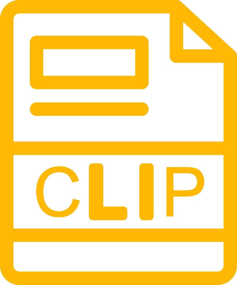 CLIP Creative Icon Design vector