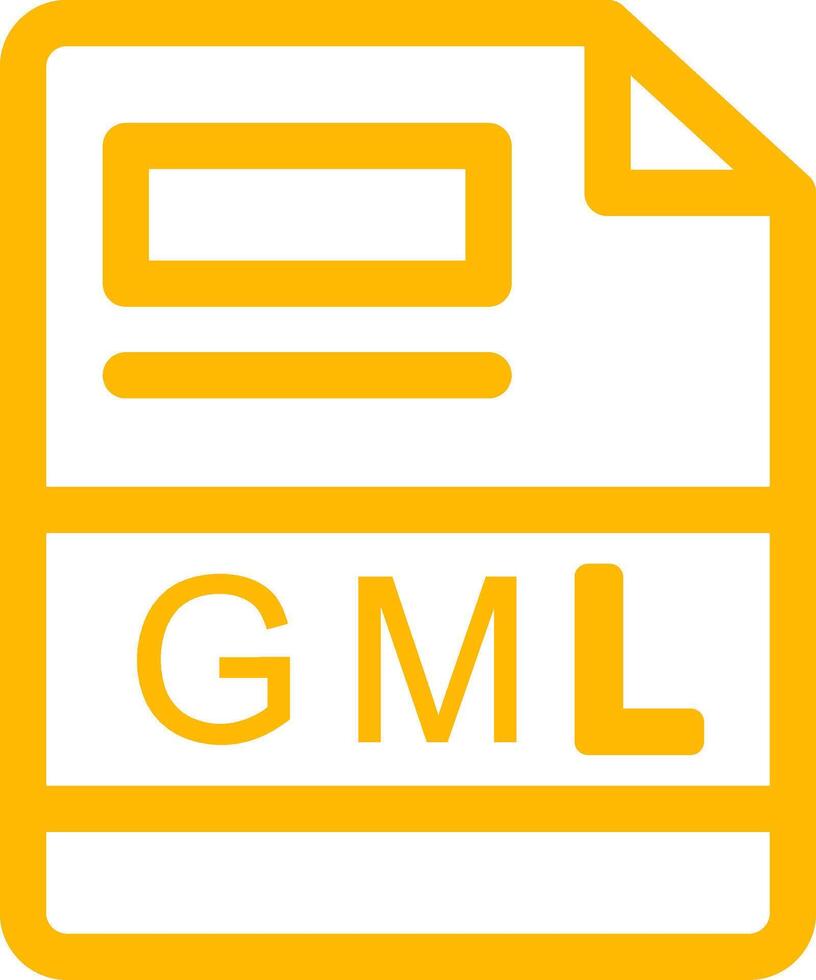 GML Creative Icon Design vector