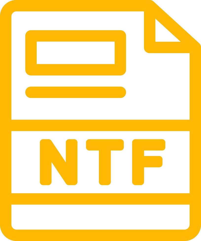 NTF Creative Icon Design vector