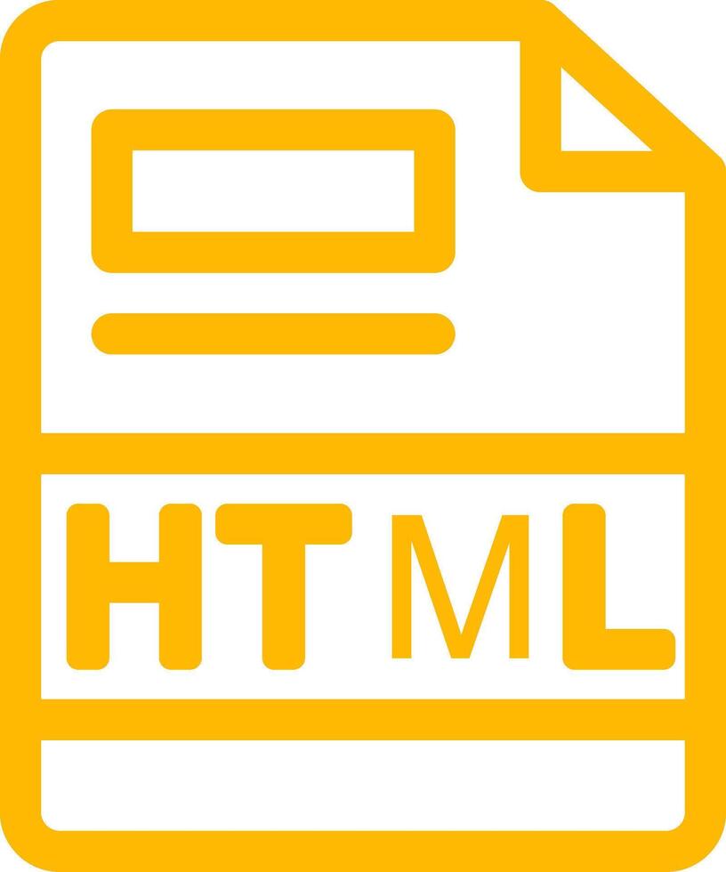 HTML Creative Icon Design vector