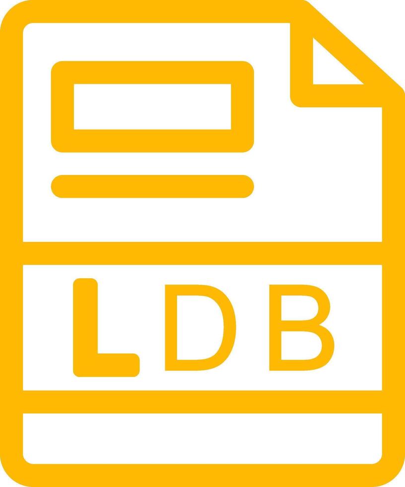 LDB Creative Icon Design vector