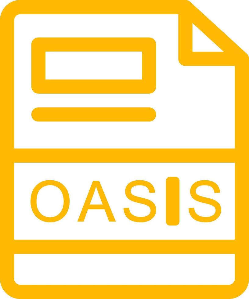 OASIS Creative Icon Design vector