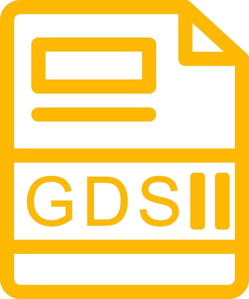 GDSII Creative Icon Design vector
