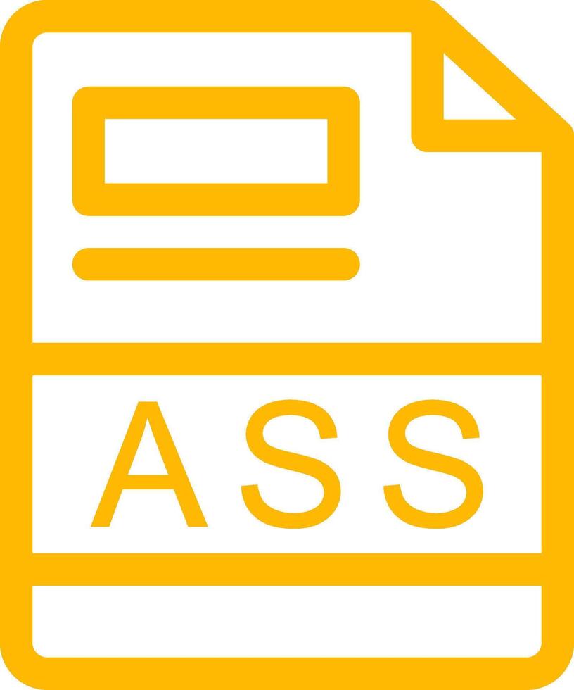 ASS Creative Icon Design vector