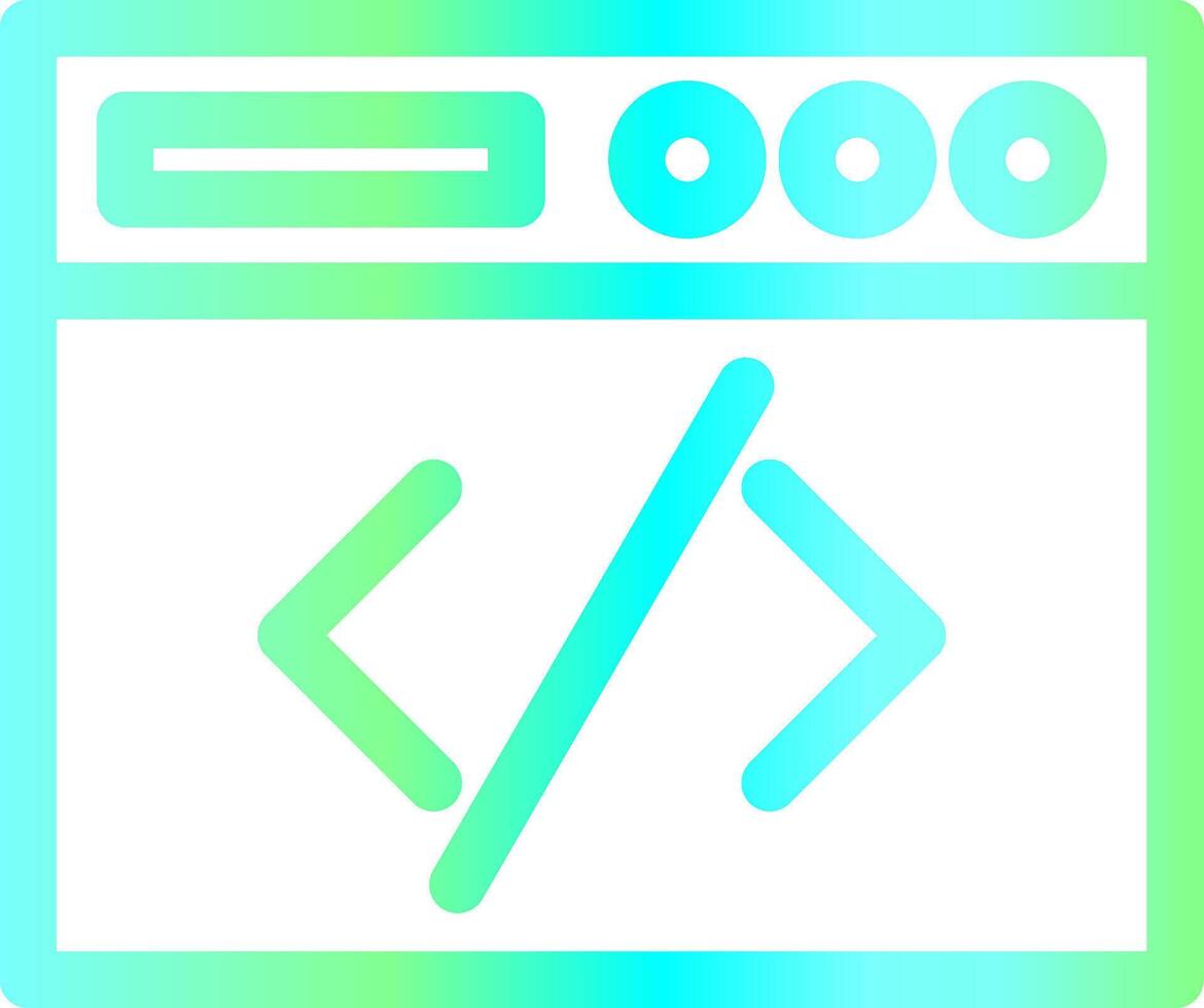 Coding Creative Icon Design vector
