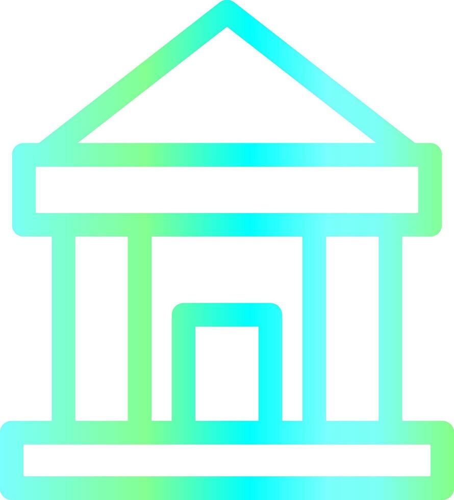Bank Creative Icon Design vector